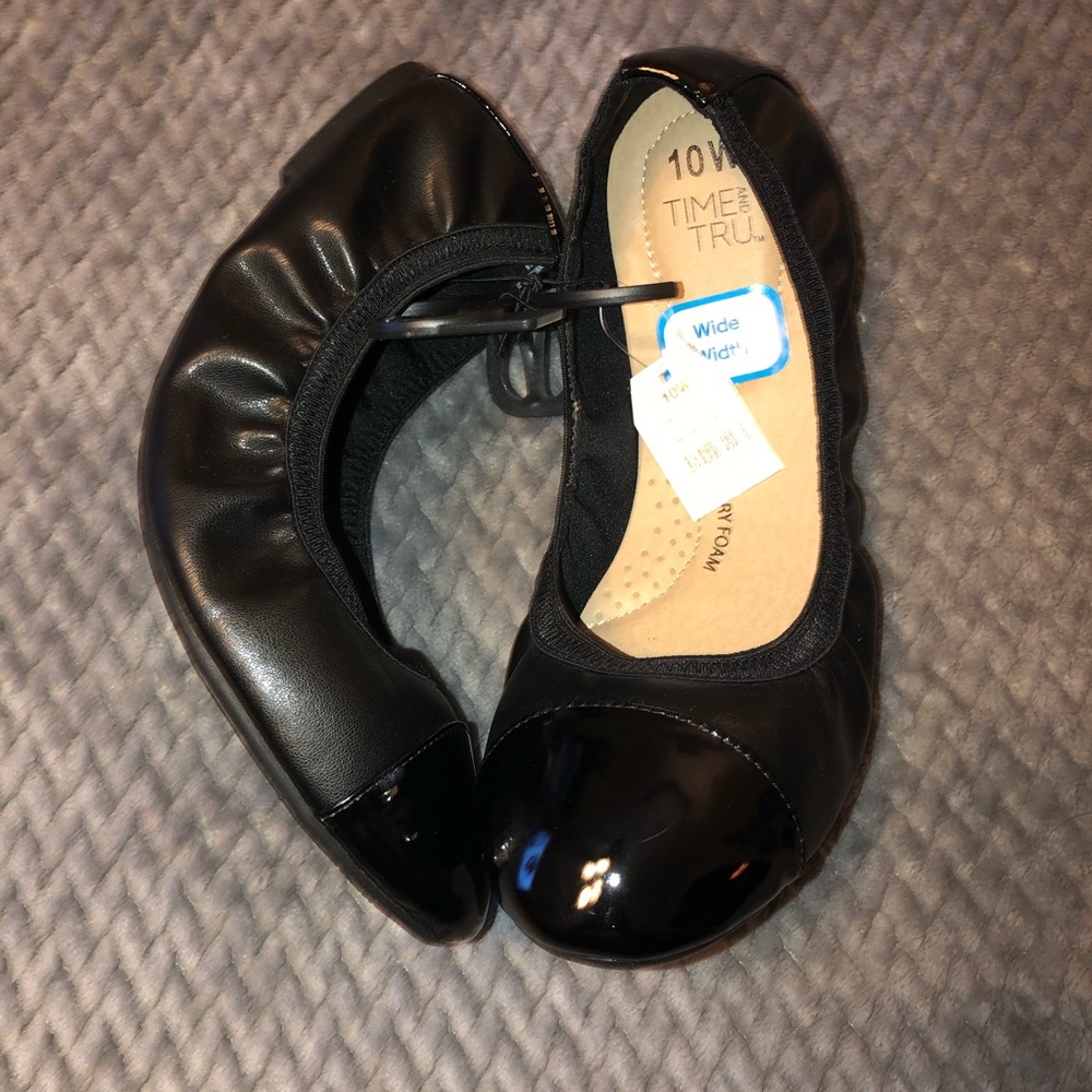 NWT Black Casual Flats B16 - Picture 3 of 7